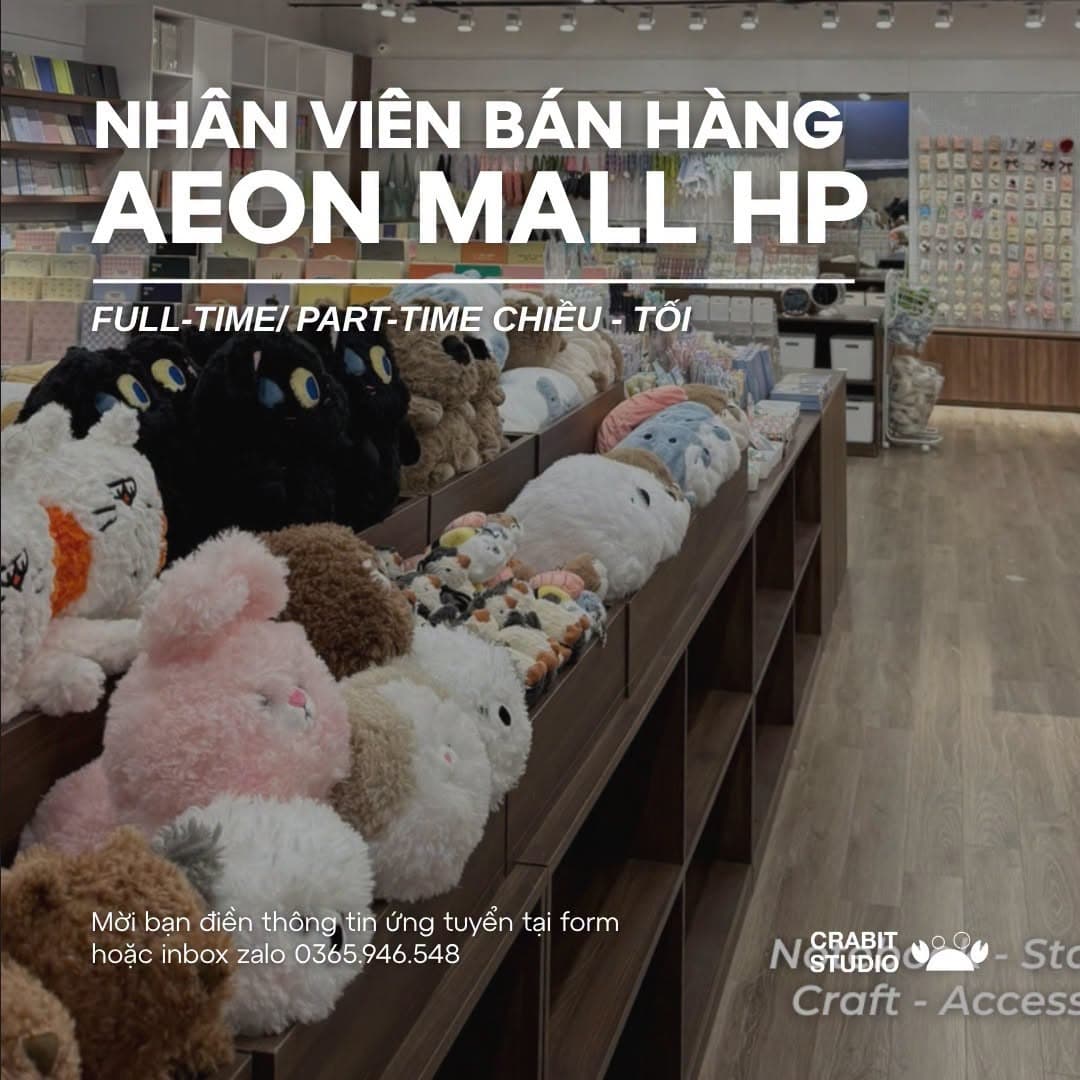 Poster tuyển dụng cơ sở HẢI PHÒNG